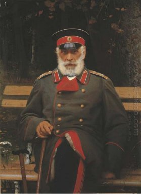 Portrait de l\'amiral connecter Loginovich Heyden 1882