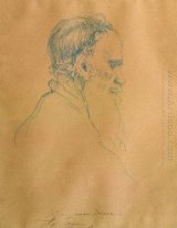 Retrato de Leo Tolstoy