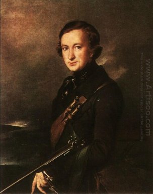 Portrait de Yu F Samarin dans la robe de chasse 1846