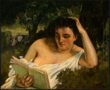 Una mujer joven Lectura 1868