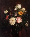 Stilleven met bloemen 1862