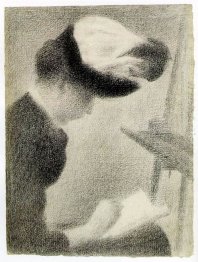 Woman Seated By An Easel 1888