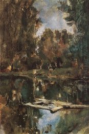 Pond In Abramtsevo 1886