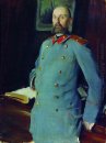 Portrait du commandant de Le Palais Mariinsky Major Général