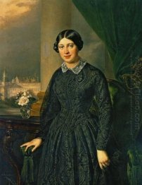 Portrait Of Levitskaya Volkonskaya 1852