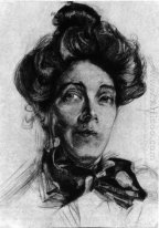 Künstler S Ehefrau Nadezhda Zabela 1905