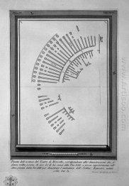 The Roman Antiquities T 4 Plate Xxv Plan Of The Theatre Of Marce