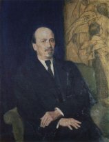 Portret van Michail Nesterov 1926