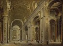 Interieur van de St. Peter's in Rome