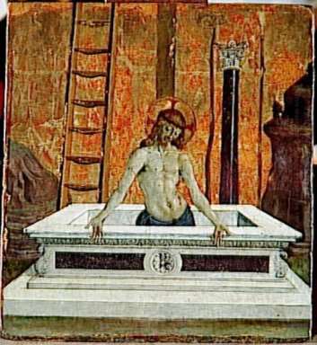 Le Christ mort à la tombe