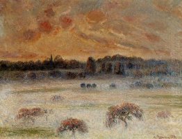 sunset with fog eragny 1891