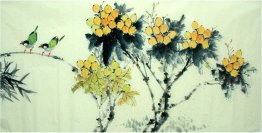 Birds-Fruit - Chinese Painting