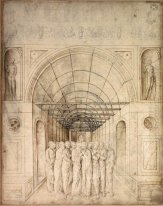 The Twelve Apostles In A Barrel Vaulted Passage 1470