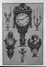 Three Clocks And Three Candelabra