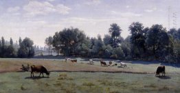 Marcoussis Cows Grazing 1850