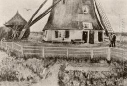 Lower Part Of The Windmill De Laakmolen 1882