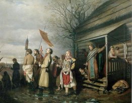 Easter Procession In A Village 1861