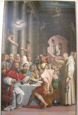 Dîner de Saint Grégoire le Grand (Clément VII)