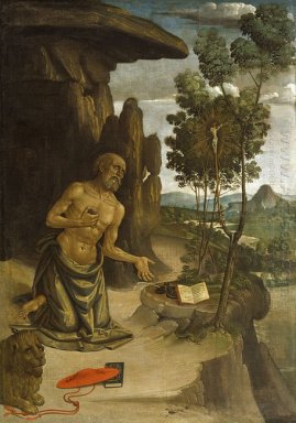 Saint Jerome i öknen