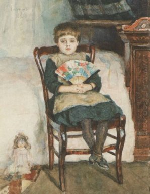 Portrait d\'Olga Surikova dans l\'enfance 1883