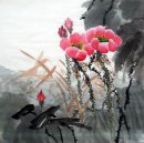 Vogels&Bloemen - Chinees schilderij