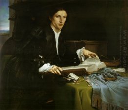 Portrait Of A Gentleman In His Study