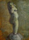 Gesso Statuetta di un Torso femminile 1886 5