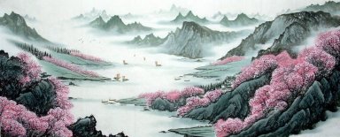 Montagne et de l\'eau - peinture chinoise