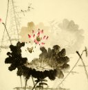 Lotus - peinture chinoise