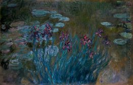 Irises And Water Lilies 1917