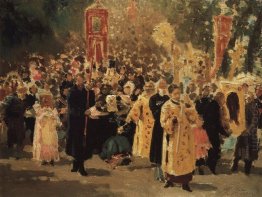 Religious Procession In An Oak Forest Appearance Of The Icon 187