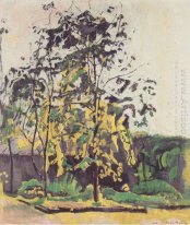 Tree In The Workshop Garden 1917
