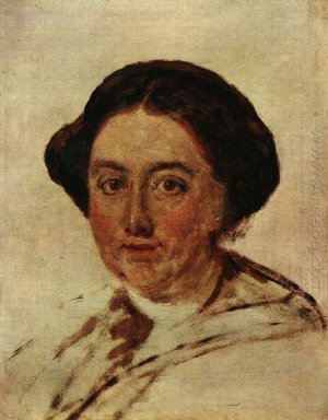 Retrato De E P Rostopchin Etude 1853