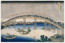 The Festival Of Lanterns On Temma Bridge 1834