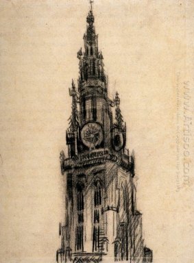 The Spire Of The Church Of Our Lady 1885