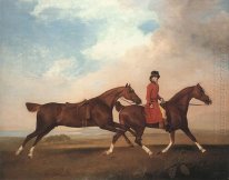 William Anderson Dengan Dua Saddle Horses 1793