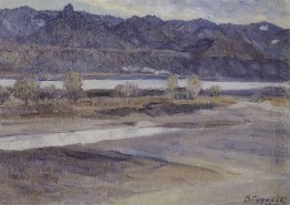 Mountains Near Krasnoyarsk 1909