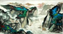 Bergen en water - Chinees schilderij