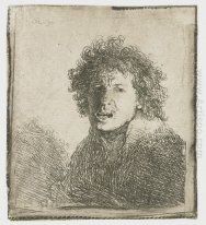 Self Portrait Open Mouthed 1630