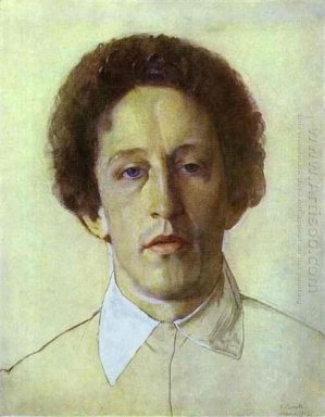 Porträt von Aleksandr Blok 1907