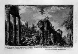 The Roman Antiquities T 1 Plate Xxxiii Ruins Of The Temple Of Ca