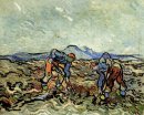Les paysans de levage pommes de terre 1890