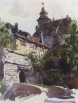 Corner Of The Medieval City With A Wall 1889