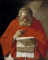 Saint Jerome Lezing Een Brief 1629