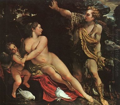 Venus Adone e Cupido 1590