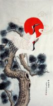 Crane - Peinture chinoise