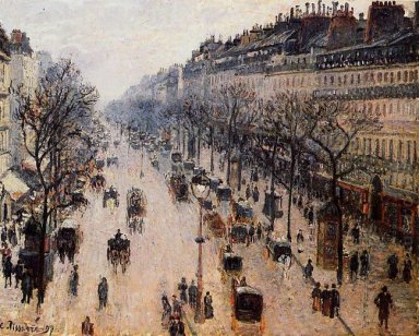 Boulevard Montmartre Wintermorgen 1897