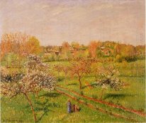 morning flowering apple trees eragny 1898