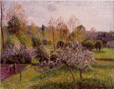 Bloeiende appelbomen eragny 1895