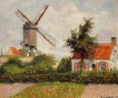 moulin à vent à Knokke Belgique 1894